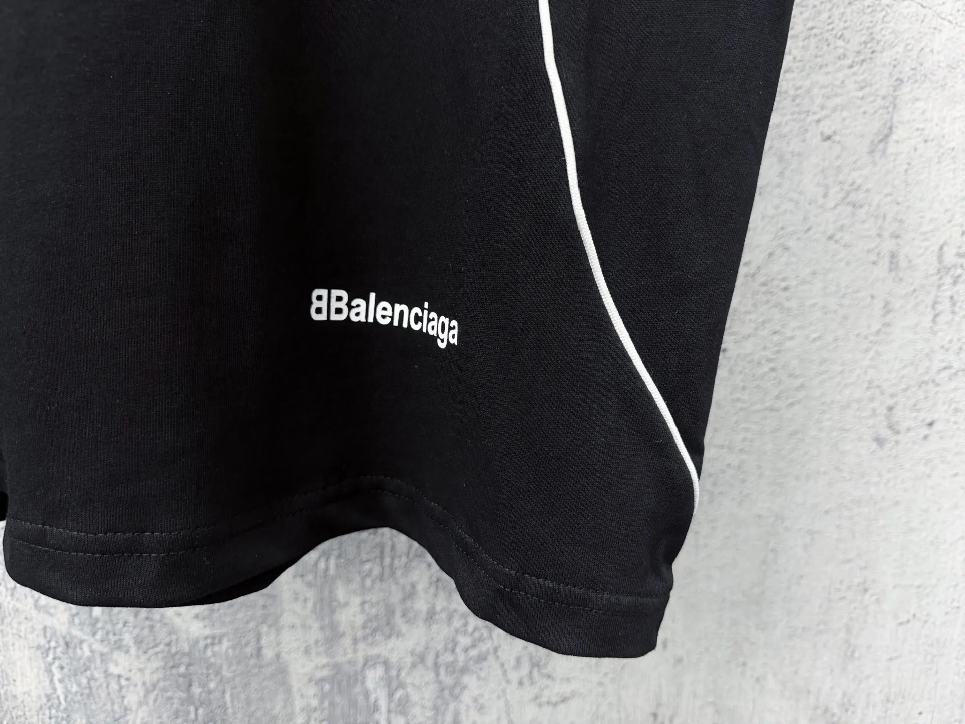 【BALENCIAGA】 New Arrival 10 T 。 、Logo 280g Same Style ：Black Size：XS L